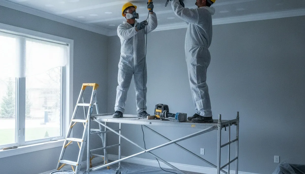 Ceiling water damage repair in Moreno Valley, CA for homes with leak and stain restoration