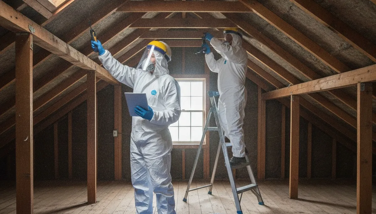 Mold inspection specialist checking hidden water damage in a Moreno Valley, CA home