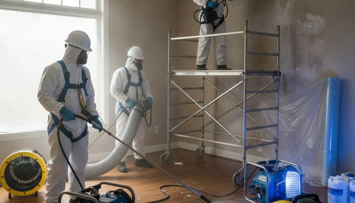 Water damage odor removal service in Moreno Valley, CA for homes after flooding and moisture damage