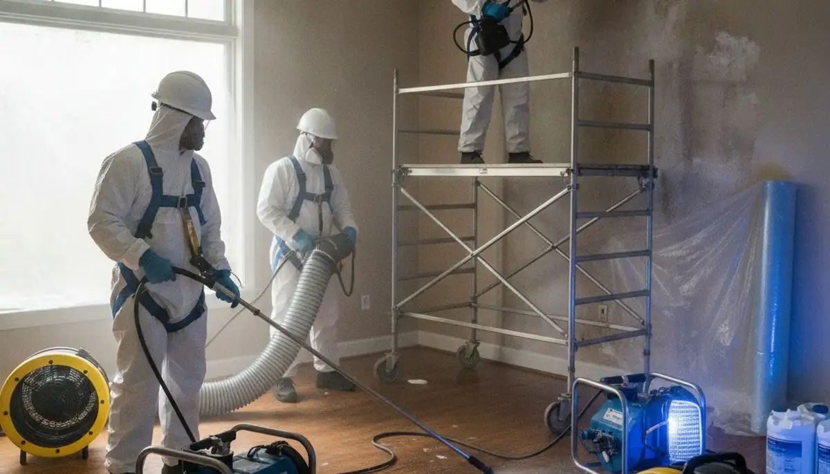 Water damage odor removal service in Moreno Valley, CA for homes after flooding and moisture damage