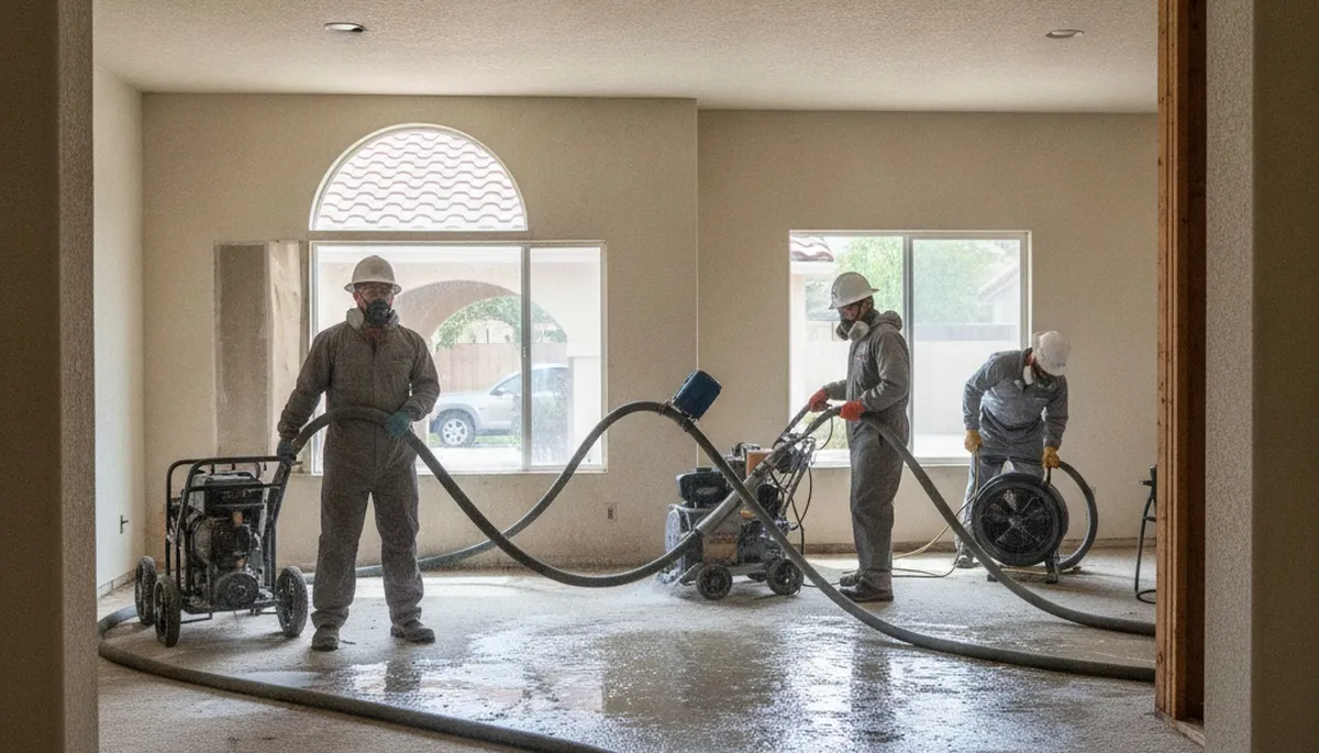 Water damage restoration team serving Moreno Valley, CA with professional cleanup and repair services