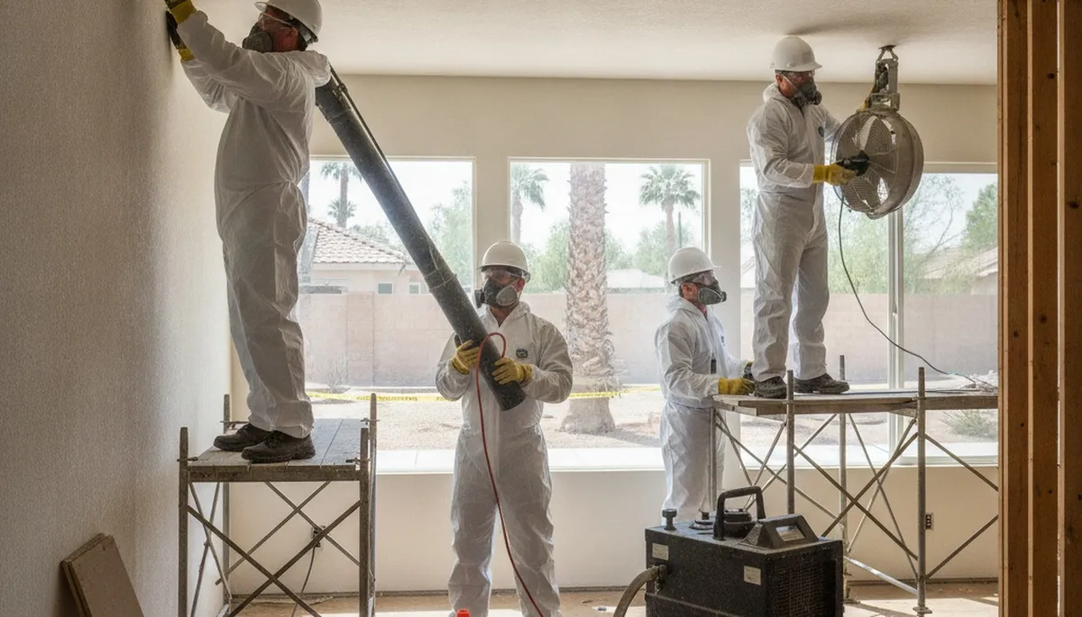 Water damage restoration team serving Moreno Valley, CA with professional cleanup and repair services