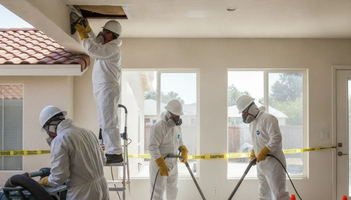 Water damage restoration team serving Moreno Valley, CA for cleanup and repair