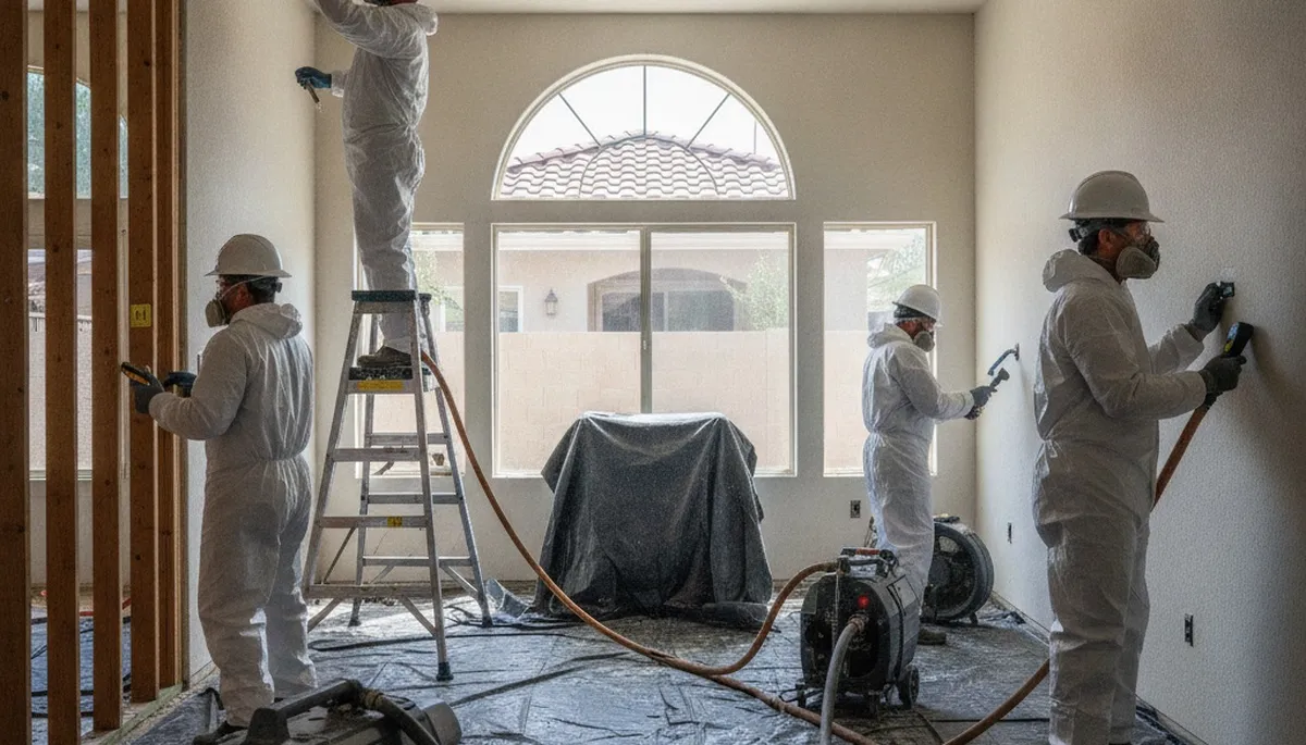 Water damage restoration team serving Moreno Valley, CA with professional cleanup services